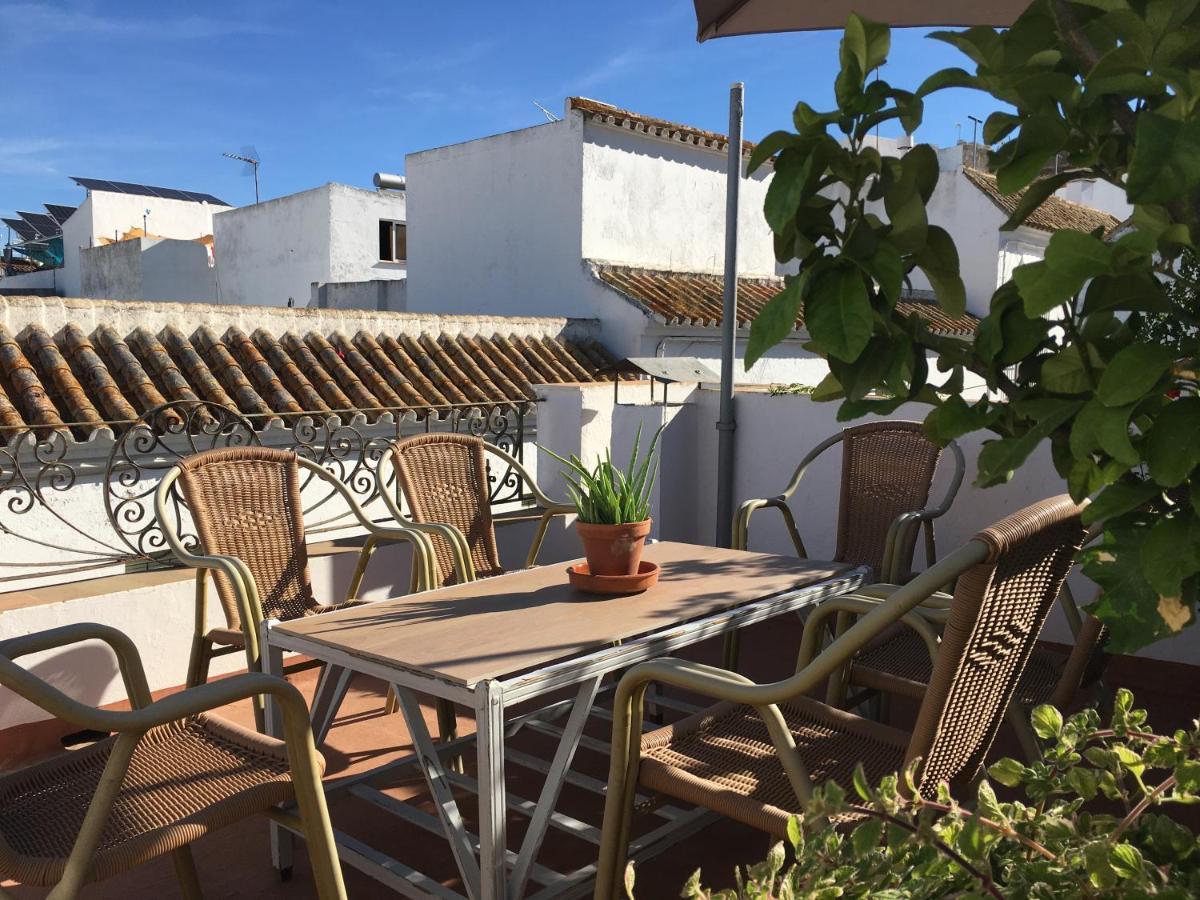 Casa Leon Blanco Carmona Reformada Centrica Con Chimenea Y Terraza Con Vistas Villa Exterior foto