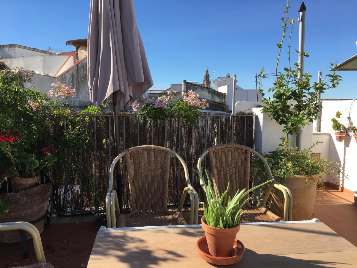 Casa Leon Blanco Carmona Reformada Centrica Con Chimenea Y Terraza Con Vistas Villa Exterior foto