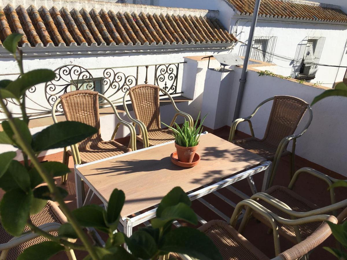 Casa Leon Blanco Carmona Reformada Centrica Con Chimenea Y Terraza Con Vistas Villa Exterior foto